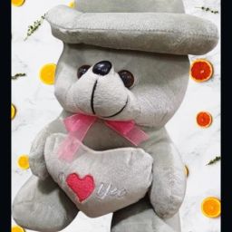 Adorable Sper Soft Grey BOw Teddy Bear For Kids_NEW1 - 25 cm-image-85