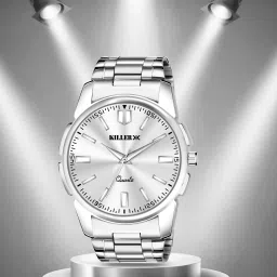Big Dial Analog Watch- For Men KL-9301-SILVER-23