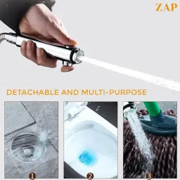 zap Exotic Series Handheld Shower set High Pressure With ON/OFF Pause Switch Handheld image 2