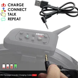 amiciAuto V6 and V6 Pro Charging Cable for Helmet Intercom Smart Headphones image 4