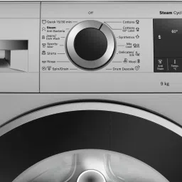 bosch 9 kg Fully Automatic Front Load with In-built Heater Silver image 2