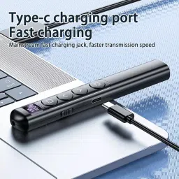 TIZOQ Laser Pointer Wireless Presenter for Presentation USB Power Point Remote Control for Windows, Mac OS, Linux & Android Presenter image 2