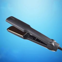 JVA km329 professional corded keratin Titanium Plated Straightener with Natural Macadamia NUT Oil Hair Styler-image-35