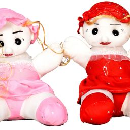 Lovable Cute Medium Soft doll pink & Red (30cm ) - 30 cm-image-48