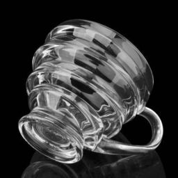 Pack of 6 Glass SQUARE CUP TEA PACK OF 6-image-2