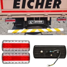 apsmotiv Super Bright LED Tail Light for Eicher Canter Trucks Mahindra, Tata, Volvo 12V Car Dash Indicator Lamp image 5