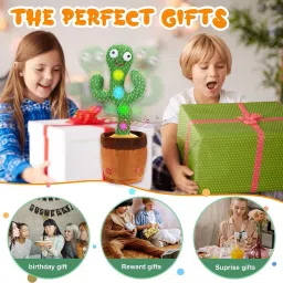 Dancing Talking Cactus Plush Toy, Wriggle, Singing, Repeats What You Say-997-image-79