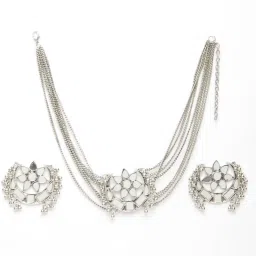 Alloy Silver Jewel Set-picture-10