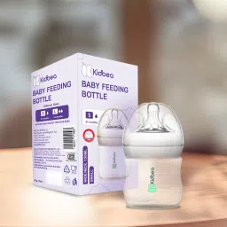 Natural Milk Feeding Bottle, BPA-Free, Soft Nipple, Anti-Colic Design, - 150 ml-image-22