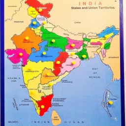 Wooden India Map Puzzles-image-5