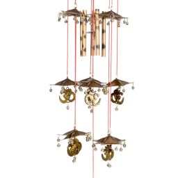 Bal Ganesh Wind Chimes Sound for Home Décor,Wall Hanging,Gift,Soundbells Aluminium Windchime-image-19