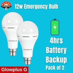 Pack of 2 – Emergency Bulbs with Quick Recharge 3 hrs Bulb Emergency Light-19
