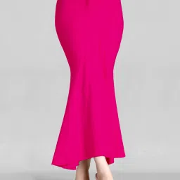 house of common FISH CUT DARK PINK S Lycra Blend Petticoat-image-26