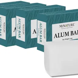 Alum Bar 100gm (Fitkari), Pack of 4 Shaving Bar 100% Pure Potassium Alum Stone-23