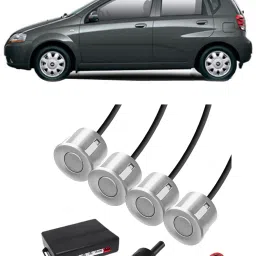 AB81 Silver Car Reverse Parking Sensor with LED Display 4 Sensor A81 Parking Sensor-image-21