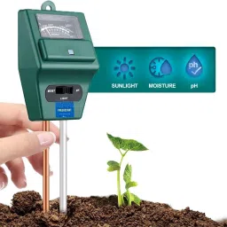 freshdcart 3 in 1 ph meter and Garden Scissor Meter Acidity Indoor and Outdoors combo Soil Test Kit image 3