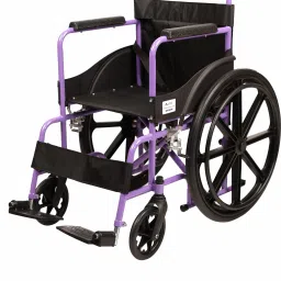 Powder Coated Mag Wheel Foldable With Safety Seat Belt Select Plus Manual Wheelchair-23