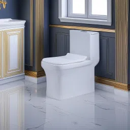 kriss kross Square 9" S Trap from Floor Square 9" S Trap from Floor Western Commode image 3