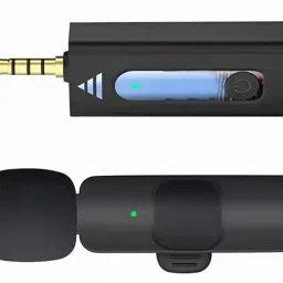 Wireless Mic for Vlogger Youtubers Digital Content Creators Reels Makers and Youtube Channel Microphone-19