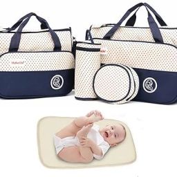 Diaper Tote Bag Set for Mothers for Travel Tote Diaper Bag-image-6