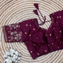 Sweetheart Neck Women Blouse-image-117