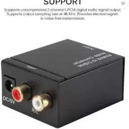 TECHGEAR Optical Coax RCA Toslink Audio Sound Adapter Adaptor for TV for Xbox Toslink Audio Sound Adapter Internal Sound Card image 3
