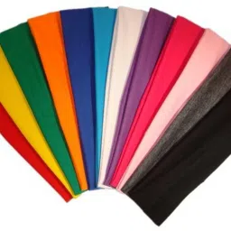 12Pc Gym Workout Wide Strap Cotton Soft Stretch Sweat Absorbent Elastic Unisex Head Band-picture-15