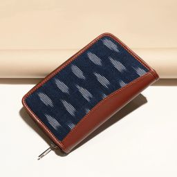 Women Casual Blue Jute Wallet-image-61