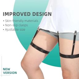JS Enterprises ™ Shirt Stays For Men, Shirt Holder For Men, Adjustable Elastic Shirt Garter-63