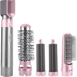 DRUMSTONE 5-in-1 Multi-Head Hot Air Hair Styler Perfect for Drying, Curling, Straightening Electric Hair Styler-2