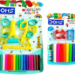 Modelling Clay with Various Moulds Multicolour pack of 2-image-9