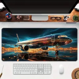 DARSHANAM WORLD Anti-Slip Keyboard Pad, Large Cheat Sheet Mouse Pad, Large Rubber Base Desk Mat Mousepad image 2