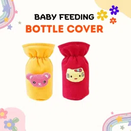 Baby Milk Feeding Bottle Cover with Zipper Soft Plush Stretchable, 60-125 ML-picture-18