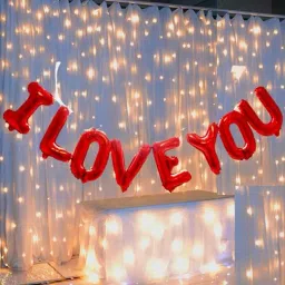 I Love You Balloons for Decoration Items Kit Combo For Husband & Wife-image-54