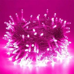 junjadiya 60 LEDs 19 m Pink Steady Ball Rice Lights-picture-14