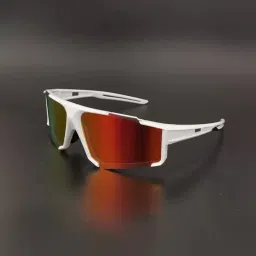 UV Protection, Mirrored Rectangular Sunglasses (Free Size)-image-41