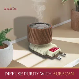 auracam Camphor Burner/Essential Oil Diffuser/Kapoor Diffuser/Electric Diffuser/ Wooden Incense Holder image 2