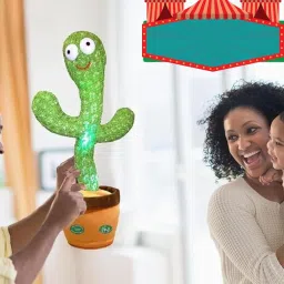 Dancing cactus Toy Talking Repeat Bluetech Singing Toy 120 Songs-image-0