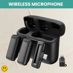 J13 Wireless Microphone With Coller Mic Noise Reduction for Youtube/VloggingB68 Microphone-picture-41