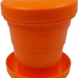 Traveling Foldable Glass for Water and Other Beverages Drink Use Indoor, Outdoor Plastic Glass Holder-picture-21