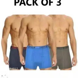 Pack of 3 Solid Men Trunk-picture-12