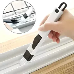 Multicolour Plastic window gap cleaning brush - Screen cleaning tool - Large Polypropylene Dry Brush-image-76