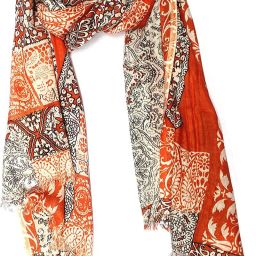 Printed Rayon Women Multicolor Stole-image-20