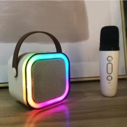 YAROH M16_K12Wireless karaoke mic speaker with Bluetooth compatibility and RGB lights 10 W Bluetooth Laptop/Desktop Speaker-22