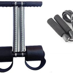 ANYTIME FITNESS COMBO Double Spring Tummy Trimmer & Skipping Rope Fitness Accessory Kit Kit-22