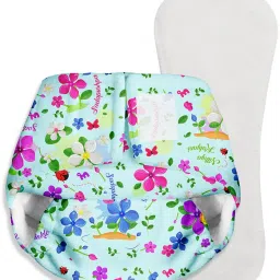NewBorn UNO Cloth Diaper for Newborn Babies 0 to 6 months ( Periwinkle )-12