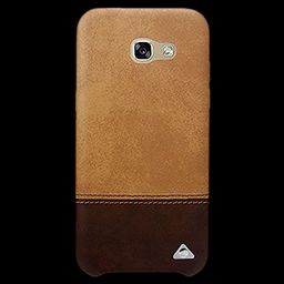 stuffcool Vogue Hard Faux Leather Back Cover for SAMSUNG Galaxy A5 (Soft Inner Lining, Dark Brown & Light Brown)-image-65