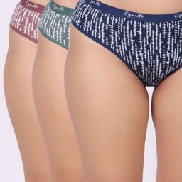 cymrite Pack of 3 Women Hipster Multicolor Panty-picture-20