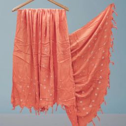 Rayon Printed Peach Women Dupatta-image-31