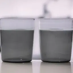 borotech Spectrum Glow Borosilicate Glass Tumblers - Black Clear - Handcrafted Colored Drinkware Set of 2, 310ml-picture-49